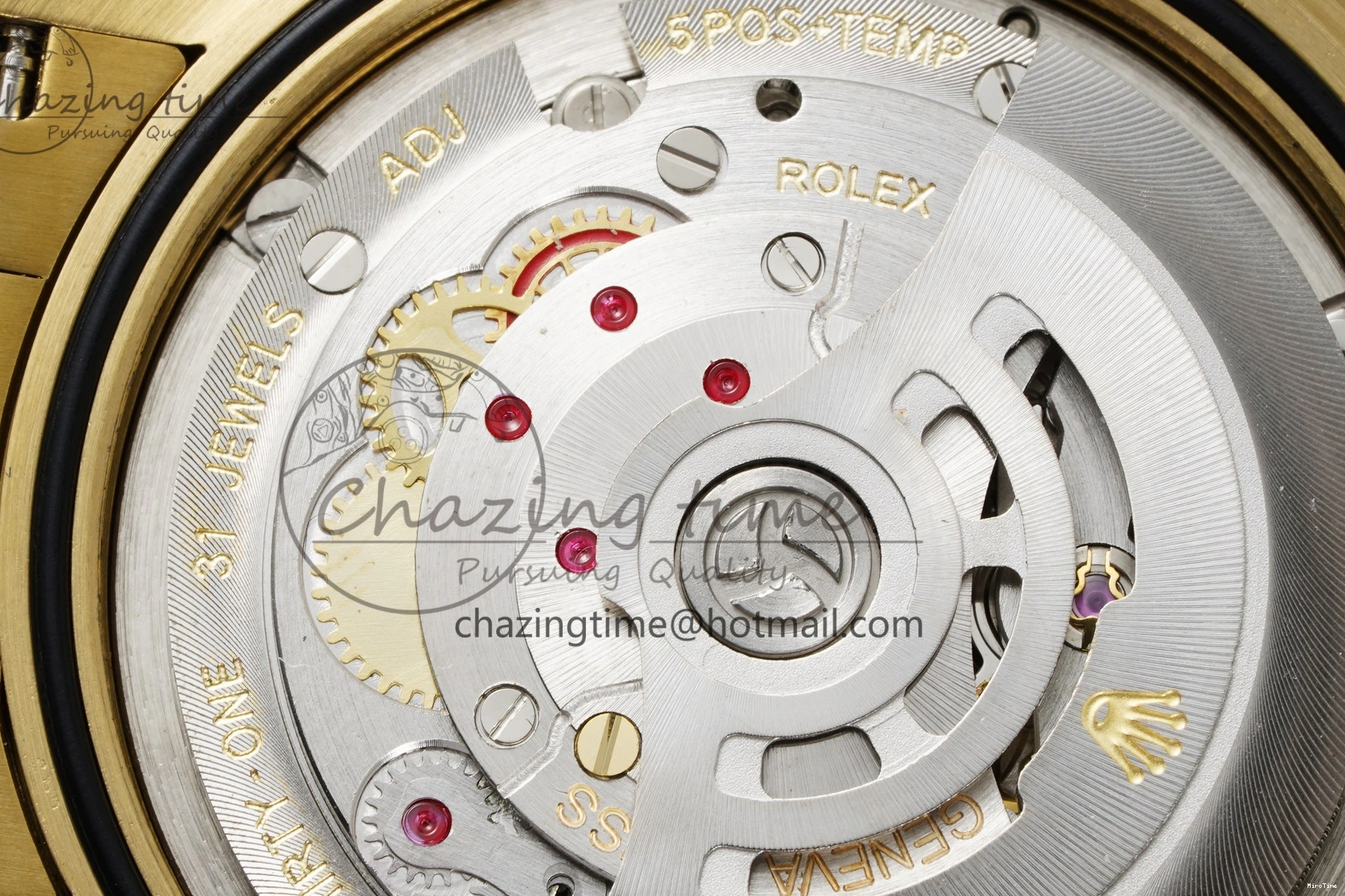 MiroTime 1229 Day Date 40 228238 YG JDF 1:1 Best Edition Green Dial on YG Bracelet VR EyeCatching 2245